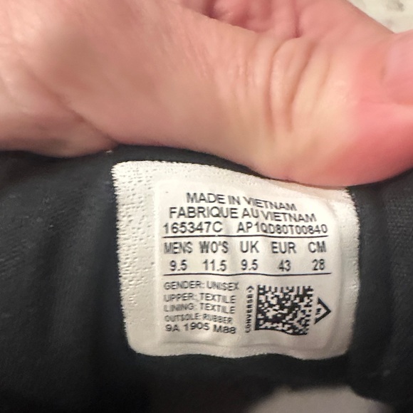 RARE🔥 Sz 9.5 - Converse Chuck Taylor All Star Mid Street Padded Gray 165347C - Picture 7 of 7